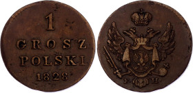 Russia - Poland 1 Grosz 1828 FH
