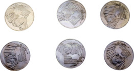 Russia - USSR 6 x 5 Roubles 1987
