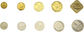 Russia - USSR Annual Coin Set of 9 Coins & Token 1988