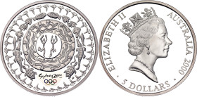 Australia 5 Dollars 2000 (1998) P