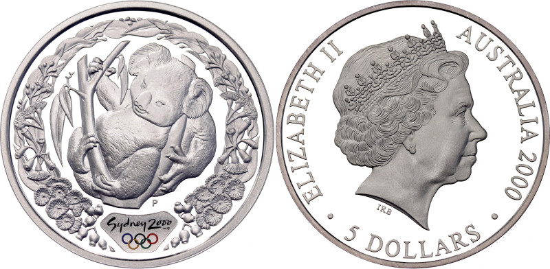 Australia 5 Dollars 2000 (1999) P

KM# 439, N# 156664; Silver., Proof; Elizabe...