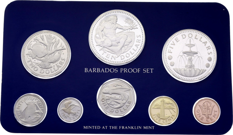 Barbados Annual Proof Coin Set 1978 FM

KM# PS6; With Silver., Proof; In the o...