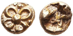 IONIA. Uncertain mint. Ca. 625-550 BC. EL Condition: Very Fine Weight: 2.5 gr Diameter: 10.4 mm
Weight: 0.3g Diameter: 5mm