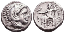 KINGS OF MACEDON. Alexander III 'the Great' (336-323 BC). AR. Reference: Condition: Very Fine
Weight: 17.1g Diameter: 26mm