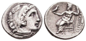 KINGS OF MACEDON. Alexander III 'the Great' (336-323 BC). AR. Reference: Condition: Very Fine
Weight: 4.2g Diameter: 18.1mm