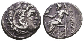 KINGS OF MACEDON. Alexander III 'the Great' (336-323 BC). AR. Reference: Condition: Very Fine
Weight: 4.1g Diameter: 17.2mm