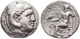 KINGS OF MACEDON. Alexander III 'the Great' (336-323 BC). AR. Reference: Condition: Very Fine
Weight: 4.0g Diameter: 17.4mm