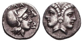 Greek Obols, Ca. 350-100 BC. AR. Reference: Condition: Very Fine
Weight: 1.1g Diameter: 11.3mm