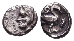 Greek Obols, Ca. 350-100 BC. AR. Reference: Condition: Very Fine
Weight: 0.7g Diameter: 9.2mm