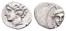 Greek Obols, Ca. 350-100 BC. AR. Reference: Condition: Very Fine
Weight: 0.6g Diameter: 10.9mm