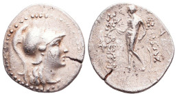 Seleukid Kingdom. Antioch on the Orontes. Seleukos II Kallinikos 246-226 BC. Drachm AR Reference: Condition: Very Fine
Weight: 4.2g Diameter: 21.1m