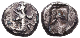 Persia, Achaemenid Empire AR Siglos. Time of Darios II. Sardes, circa 425-405 BC. Reference: Condition: Very Fine
Weight: 4.3g Diameter: 15.7mm