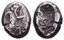 Persia, Achaemenid Empire AR Siglos. Time of Darios II. Sardes, circa 425-405 BC. Reference: Condition: Very Fine
Weight: 4.8g Diameter: 16.7mm