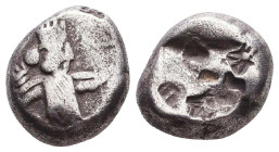 Persia, Achaemenid Empire AR Siglos. Time of Darios II. Sardes, circa 425-405 BC. Reference: Condition: Very Fine
Weight: 5.3g Diameter: 14.4mm