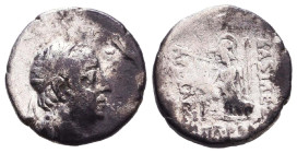KINGS of CAPPADOCIA. Ariobarzanes I Philoromaios. 96-63 BC. AR Drachm Reference: Condition: Very Fine
Weight: 3.7g Diameter: 16.3mm