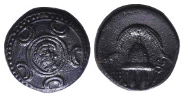 Greek Coins. 4th - 1st century B.C. AE Reference: Condition: Very Fine
Weight: 4.4g Diameter: 16.5mm