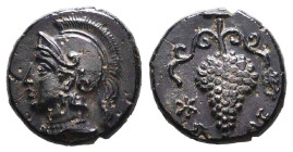 Greek Coins. 4th - 1st century B.C. AE Reference: Condition: Very Fine
Weight: 2.2g Diameter: 13.1mm