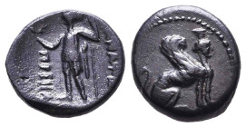 Greek Coins. 4th - 1st century B.C. AE Reference: Condition: Very Fine
Weight: 2.2g Diameter: 13.9mm