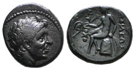 Greek Coins. 4th - 1st century B.C. AE Reference: Condition: Very Fine
Weight: 4g Diameter: 16.7mm