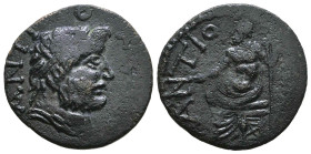 Greek Coins. 4th - 1st century B.C. AE Reference: Condition: Very Fine
Weight: 6.3g Diameter: 24.1mm