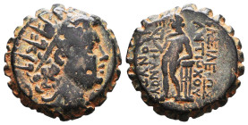 Greek Coins. 4th - 1st century B.C. AE Reference: Condition: Very Fine
Weight: 6.5g Diameter: 19.7mm