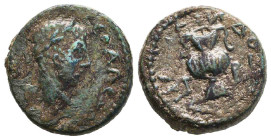 CILICIA. Anazarbus. Severus Alexander (222-235). Ae. Obv: AVT K M A CЄO AΛЄSANΔPOC. Laureate head right. Rev: AИAS ЄИΔOZ MHT / Γ - B. Amphora containi...