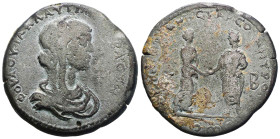 CILICIA, Tarsus. Julia Paula. Augusta, AD 219-220. Æ . Draped bust right / Julia Paula and Elagabalus standing facing one another, clasping hands. SNG...