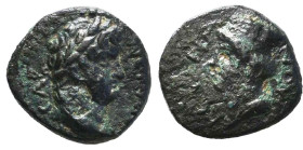 Roman Provincial Coins. Ae, Reference: Condition: Very Fine
Weight: 2g Diameter: 13.8mm