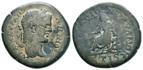 Roman Provincial Coins. Ae, Reference: Condition: Very Fine
Weight: 14.9g Diameter: 27.8mm