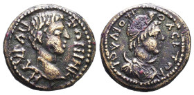 Roman Provincial Coins. Ae, Reference: Condition: Very Fine
Weight: 3.8g Diameter: 17.8mm
