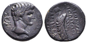 Roman Provincial Coins. Ae, Reference: Condition: Very Fine
Weight: 5.1g Diameter: 17.5mm