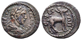 Roman Provincial Coins. Ae, Reference: Condition: Very Fine
Weight: 2.9g Diameter: 17.3mm