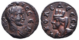 Roman Provincial Coins. Ae, Reference: Condition: Very Fine
Weight: 4.1g Diameter: 17.7mm