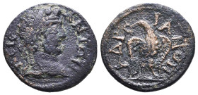 Roman Provincial Coins. Ae, Reference: Condition: Very Fine
Weight: 3.5g Diameter: 20.3mm