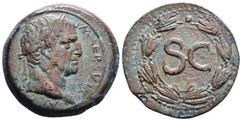 Seleukis & Pieria. Antioch. Galba. 68-69 AD. Ae. Laureate head right / SC within...