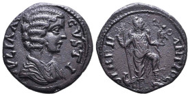 PISIDIA, Antioch. Julia Domna, wife of Septimius Severus. Augusta, 193-217 AD. AE, Reference: Condition: Very Fine
Weight: 5.7g Diameter: 23.3mm