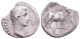 Octavian as Augustus, 27 BC – 14 AD. Denarius, Reference: Condition: Very Fine
Weight: 2.8g Diameter: 19.1mm