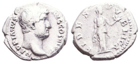 Hadrian. A.D. 117-138. AR denarius Reference: Condition: Very Fine
Weight: 3g Diameter: 18mm