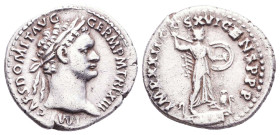 Domitian. A.D. 81-96. AR denarius Reference: Condition: Very Fine
Weight: 3.3g Diameter: 19mm