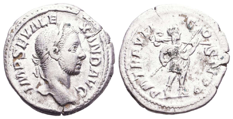 SEVERUS ALEXANDER, 222-235 AD. AR Denarius Reference: Condition: Very Fine
Weig...