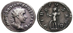 Gordian III. A.D. 238-244. AR antoninianus Reference: Condition: Very Fine
Weight: 4g Diameter: 22.3mm