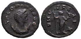 Salonina. Augusta, A.D. 254-268. AE antoninianus Reference: Condition: Very Fine
Weight: 2.8g Diameter: 22mm