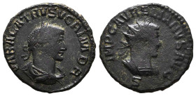 Vabalathus. Usurper, A.D. 268-272. Æ antoninianus Reference: Condition: Very Fine
Weight: 3.2g Diameter: 20.6mm