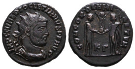 Diocletian. A.D. 284-305. AE antoninianus Reference: Condition: Very Fine
Weight: 3.3g Diameter: 19.8mm