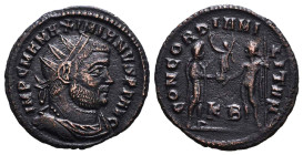 Maximianus. First reign, A.D. 286-305. AE antoninianus Reference: Condition: Very Fine
Weight: 2.3g Diameter: 20.1mm