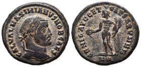 Maximianus. A.D. 286-305. AE Follis Reference: Condition: Very Fine
Weight: 10.7g Diameter: 26.5mm