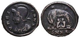 Constantine I. A.D. 307/10-337. AE follis Reference: Condition: Very Fine
Weight: 2.3g Diameter: 18mm