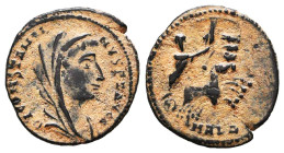 Constantius II. As Caesar, A.D. 324-337. AE follis, Manus Dei (Hand of God) Reference: Condition: Very Fine
Weight: 1.5g Diameter: 16.5mm