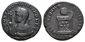 Constantius II. As Caesar, A.D. 324-337. AE follis. Reference: Condition: Very Fine
Weight: 3.1g Diameter: 18.1mm