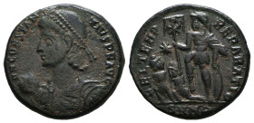 Constantius II. A.D. 337-361. AE 2 heavy majorina Reference: Condition: Very Fine
Weight: 5g Diameter: 20mm